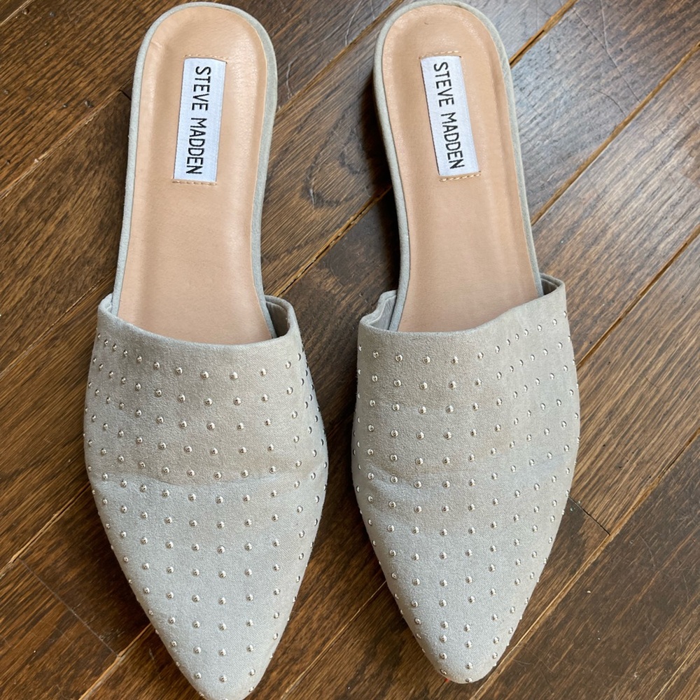 Steve Madden Meekah studded slides
